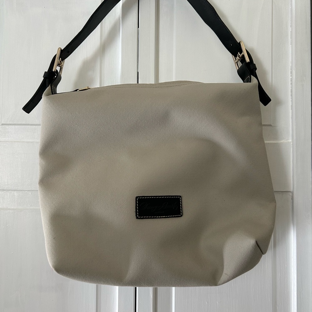 Dooney & Bourke Authentic Like New Beige Shoulder Bag